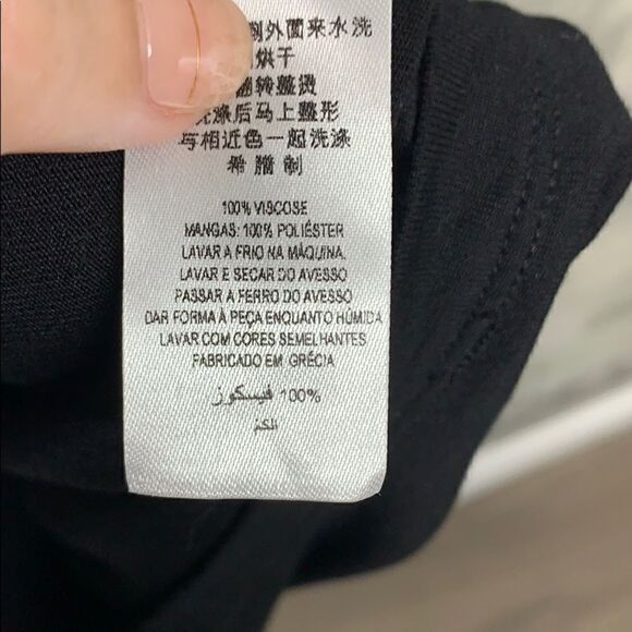 French Connection Ruffle Mix Jersey Dress, Size 2 - Picture 7 of 8